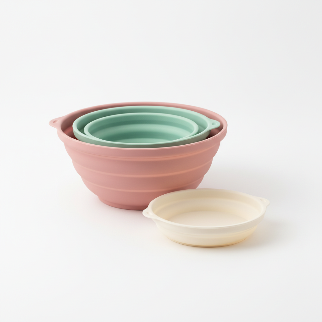 Collapsible Silicone Mixing Bowls