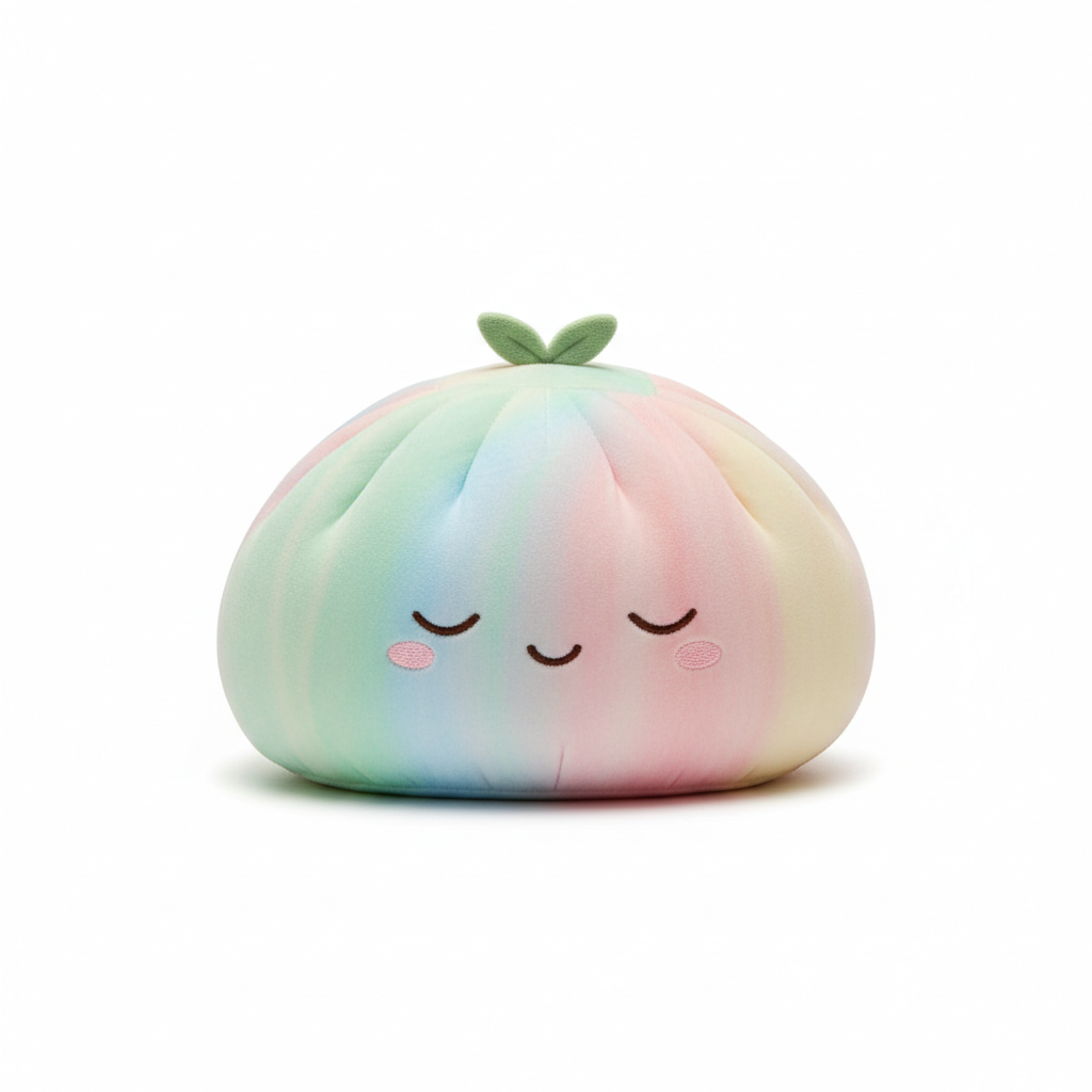 Squishy Dumpling Stress Toy for kids in pastel colors